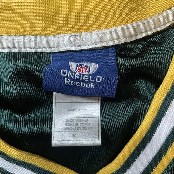 Jermichael Finley #88 GREEN BAY PACKERS Mens Sz 50 NFL Sewn On-Field Reebok Jrsy - Picture 8 of 8